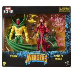 Marvel Legends Series Avengers Earts Mightiest Heroes Vision and Scarlet Witch pack 2 figures 15cm