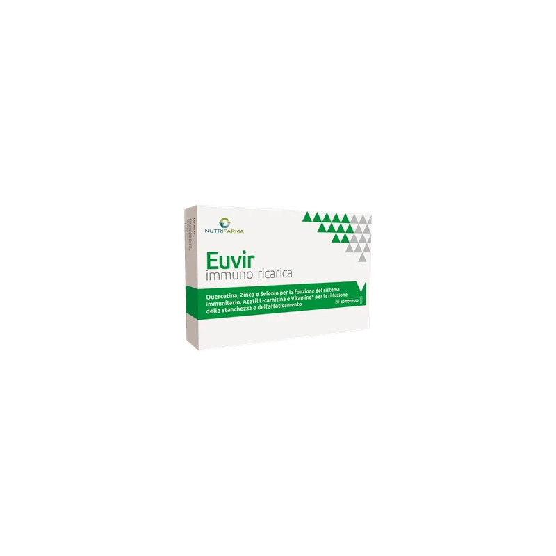 Aqua Viva Euvir Immuno Recharge Dietary Supplement For The Immune System 20 Tablets