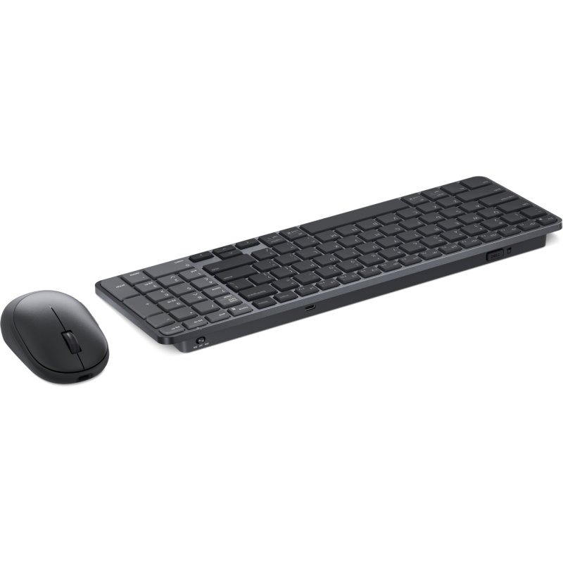 DELL Pro 7 KM746 keyboard Mouse included Universal RF Wireless Bluetooth QWERTZ German Graphite