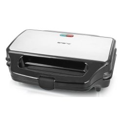 Emerio ST-109562.17 gaufrier et appareil à croque-monsieur 900 W Noir, Argent