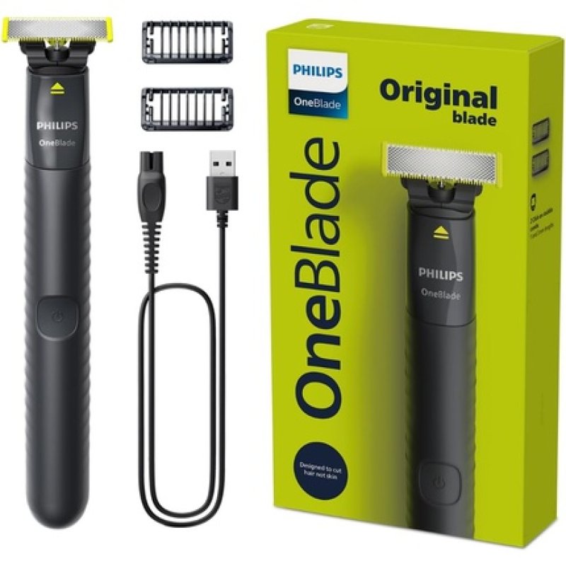 Philips Norelco OneBlade QP1424/10 men's shaver Foil shaver Trimmer Charcoal