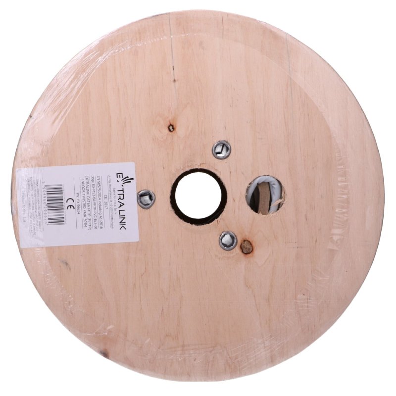 Extralink CAT6A FFTP (F/FTP) Innen | Netzwerkkabel Twisted Pair | 305m