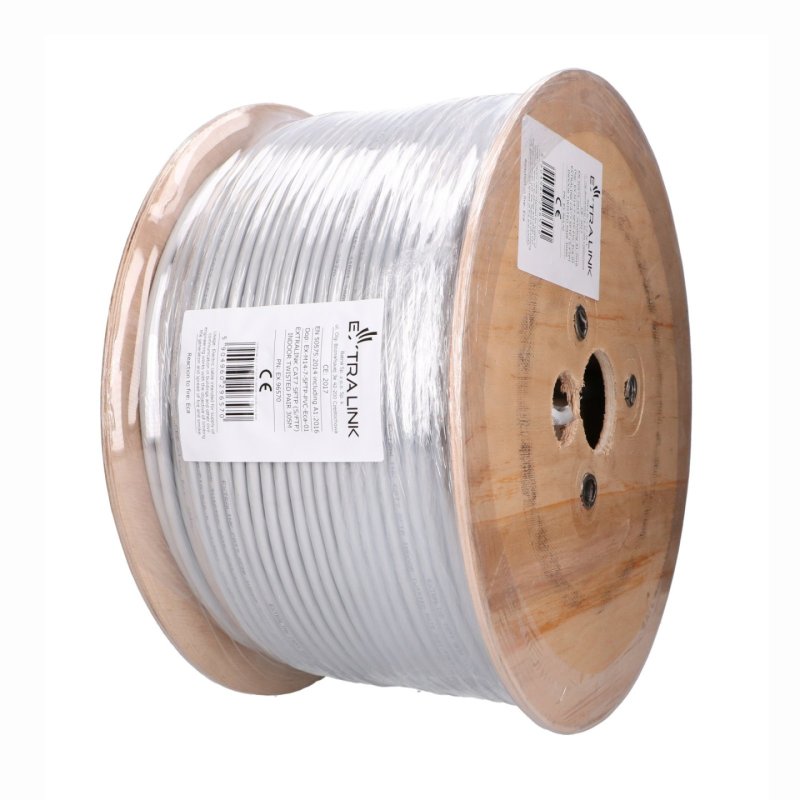 Extralink CAT7 SFTP (S/FTP) INDOOR TWISTED PAIR 305M networking cable