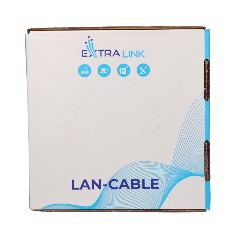 Extralink EX.96655 Cat6A U/UTP Indoor Network Cable 100m