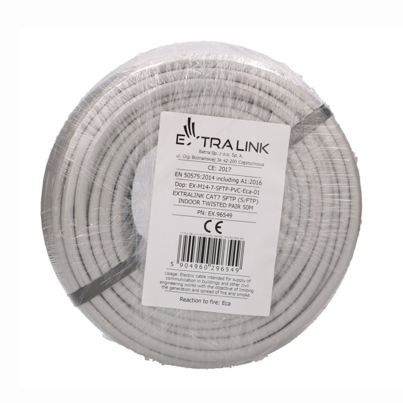 Extralink EX.96549 Cat7 S/FTP Indoor Network Cable 50m