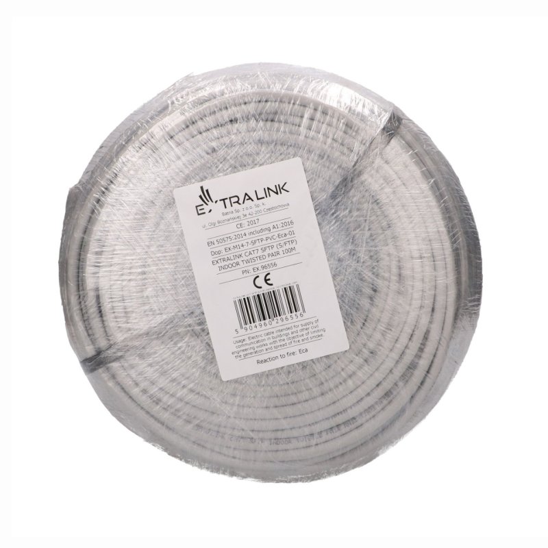 Extralink CAT7 SFTP (S/FTP) INDOOR TWISTED PAIR 100M networking cable