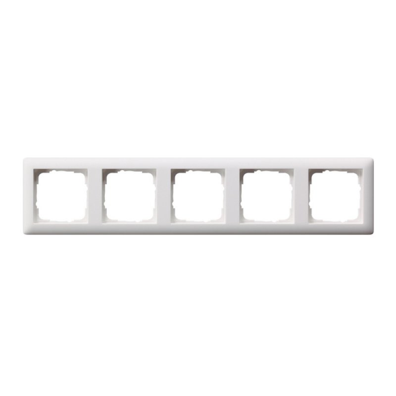 GIRA - Standard 55 - Rahmen 5-fach *reinweiß seidenmatt*