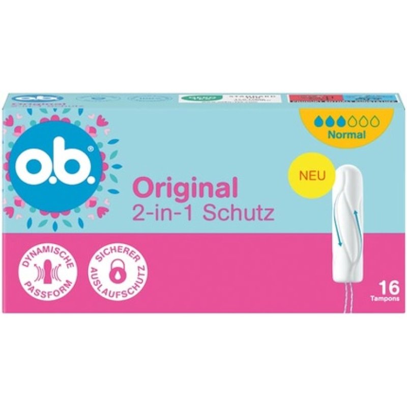 O.B. Normal Tampons 16 Count