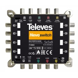 Televes 714403 satellite multiswitch 5 inputs 13 outputs