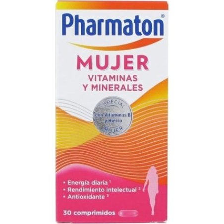 Pharmaton Woman Vitamins And Minerals 30 Tablets