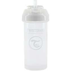 Twistshake - Straw Cup 6 m White 360 ml