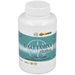ALFA HERBAL L-Glutamine Dietary Supplement 120 Capsules