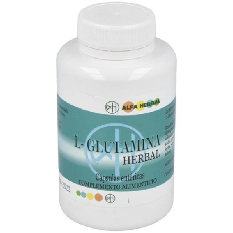 ALFA HERBAL L-Glutamine Dietary Supplement 120 Capsules