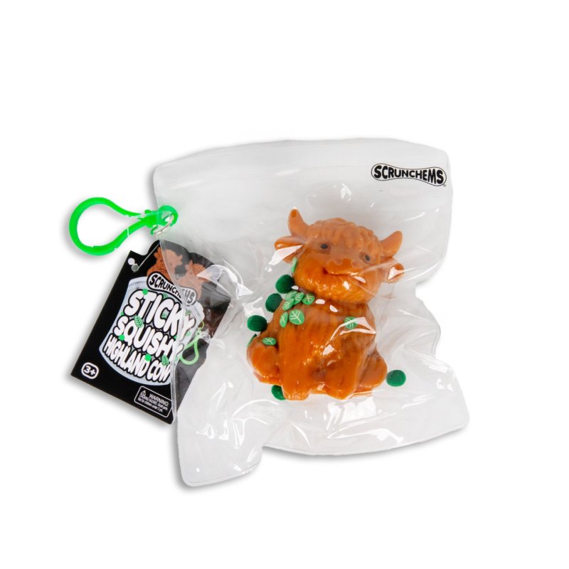 SCRUNCHEMS - Sticky Squishy Highland Cow (39165)