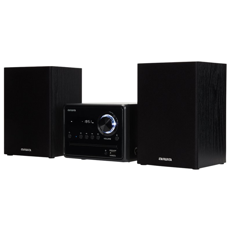 Aiwa MSBTU-300 ensemble audio pour la maison Système micro audio domestique 20 W Noir