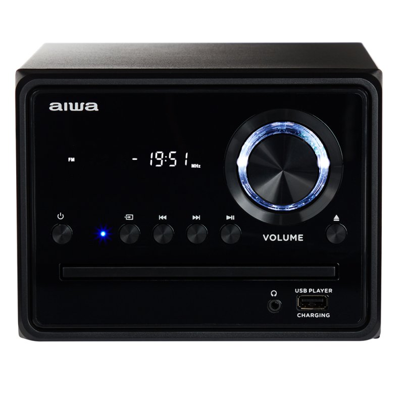 Aiwa MSBTU-300 ensemble audio pour la maison Système micro audio domestique 20 W Noir