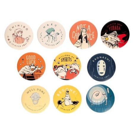Spirited Away Pins Chihiro Anniversary 6 cm Blind Box Assortment (10)