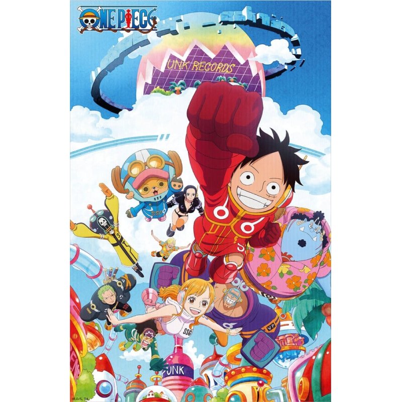 One Piece 3D Poster Punk Records 38 x 58 cm