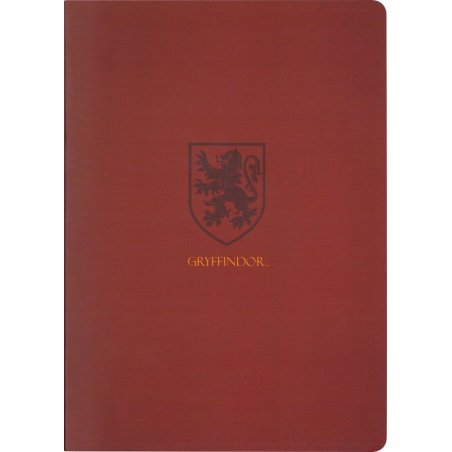 Harry Potter Softcover Notebook Gryffindor 21 cm
