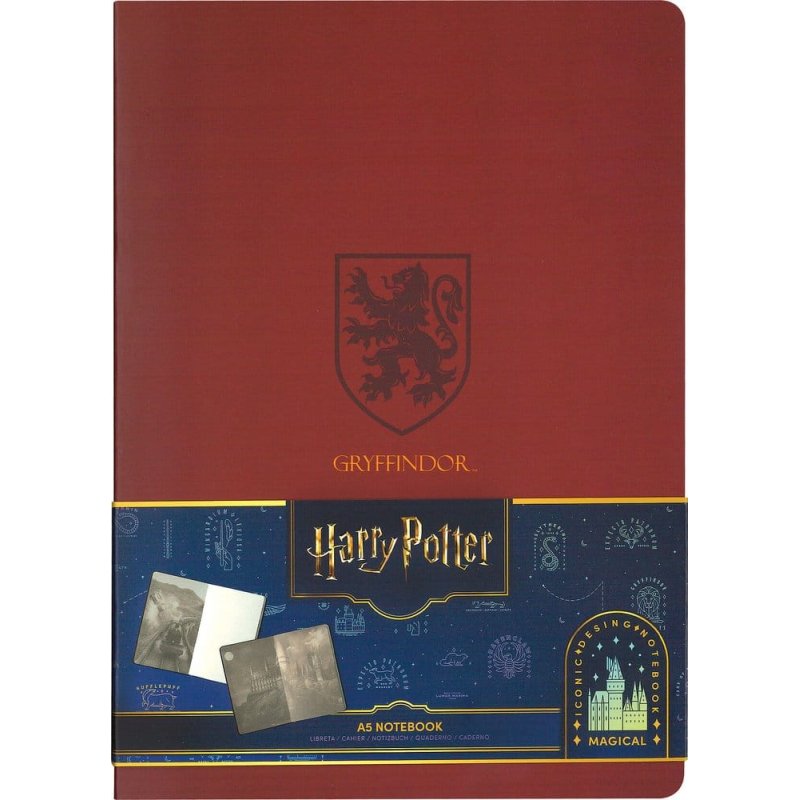 Harry Potter Softcover Notebook Gryffindor 21 cm
