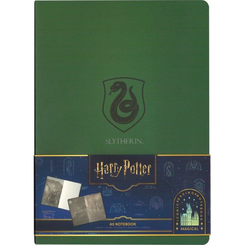 Harry Potter Softcover Notebook Slytherin 21 cm