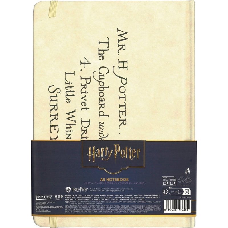 Harry Potter Hardcover Notebook Hogwarts Letter 21 cm