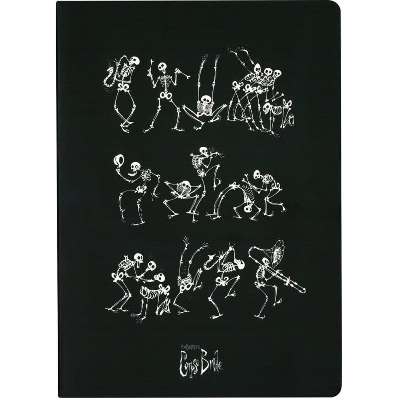Corpse Bride Softcover Notebook Skeleton ver. B 21 cm