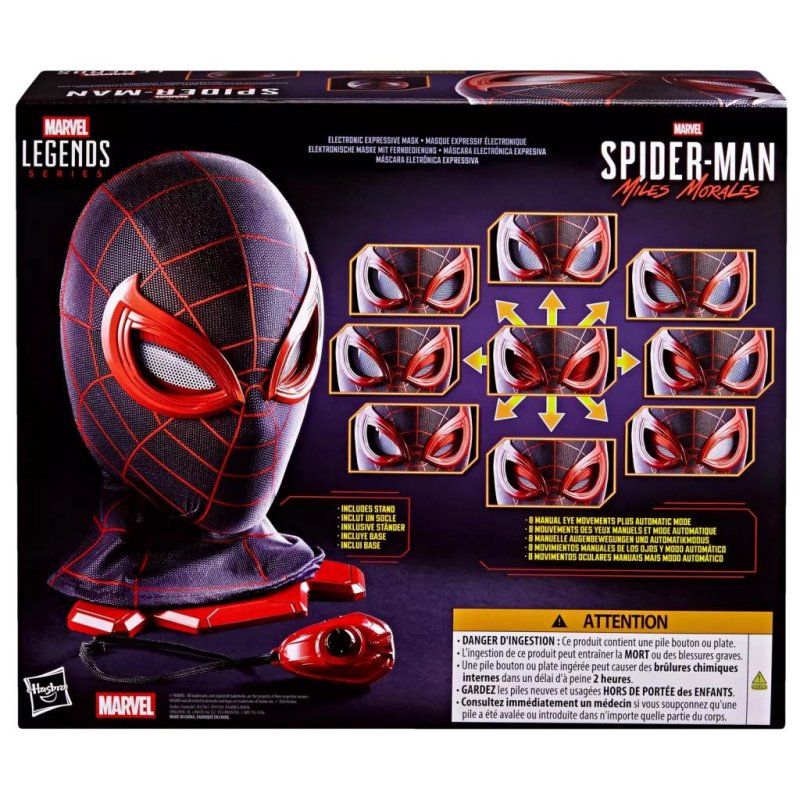 MARVEL - Casque éléctronique Expressive Miles Morales Legend Series