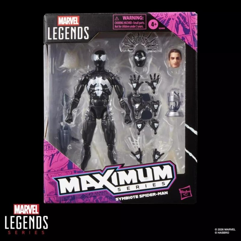 MARVEL - Symbiote Spider-Man - Figurine Legends Maximum Series 15cm