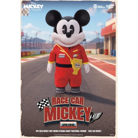MICKEY & FRIENDS - Race Car Mickey - Tirelire SYAKING-BANG 48cm