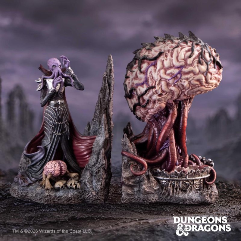 DONJONS & DRAGONS - Flagelleur Mental - Serre-Livres 20.3cm