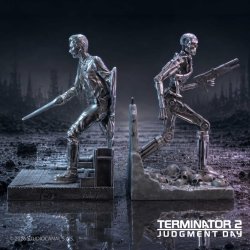 TERMINATOR - T-1000 vs T-800 - Serre-Livres 18.5cm