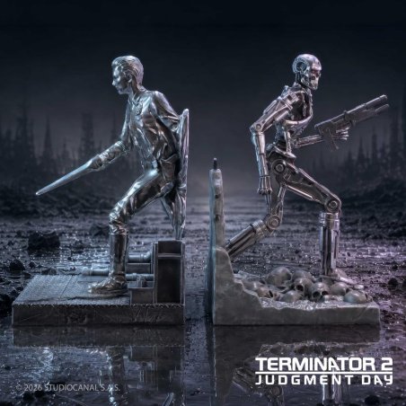 TERMINATOR - T-1000 vs T-800 - Serre-Livres 18.5cm