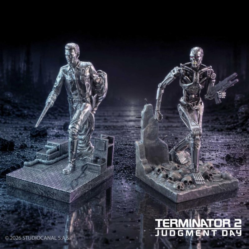TERMINATOR - T-1000 vs T-800 - Serre-Livres 18.5cm