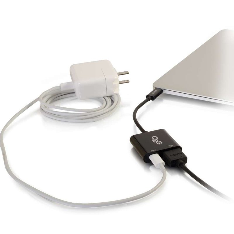 USB-C to HDMI and USB-C Charging Black