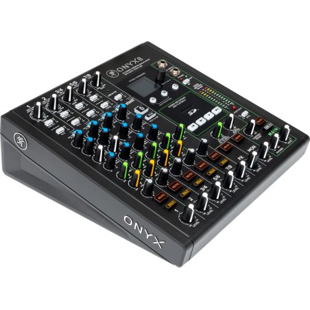 Onyx8 (schwarz, 8-Kanal Premium Analogmixer mit Multi-Track)