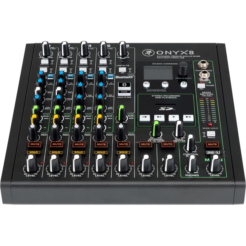Mackie ONYX 8 8 canaux 20 - 30000 Hz Noir
