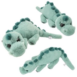 Dino World - Plush Dino Lying Light Green 50 cm (0414349)