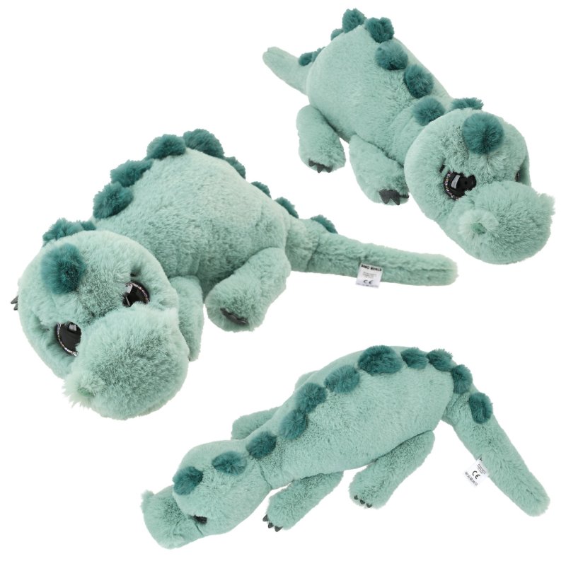 Dino World - Plush Dino Lying Light Green 50 cm (0414349)