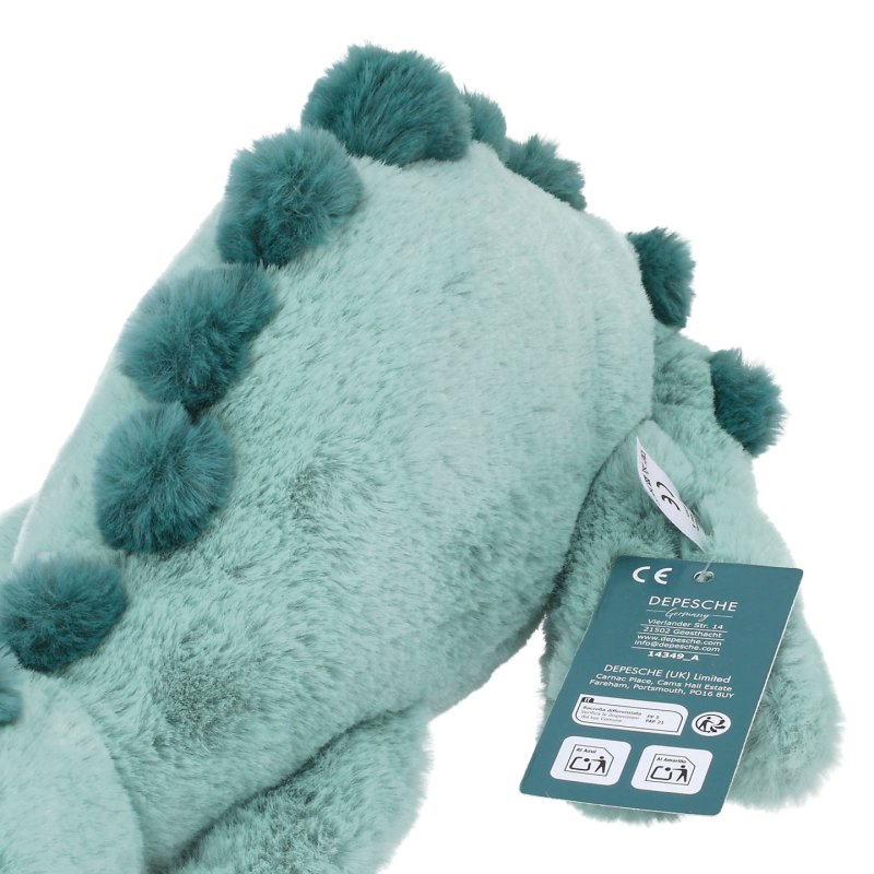 Dino World - Plush Dino Lying Light Green 50 cm (0414349)