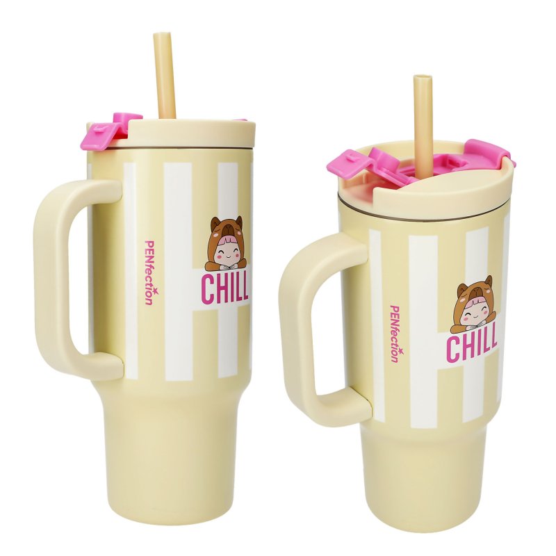 Trends by Depesche PENfection To Go Cup With Straw CHILL