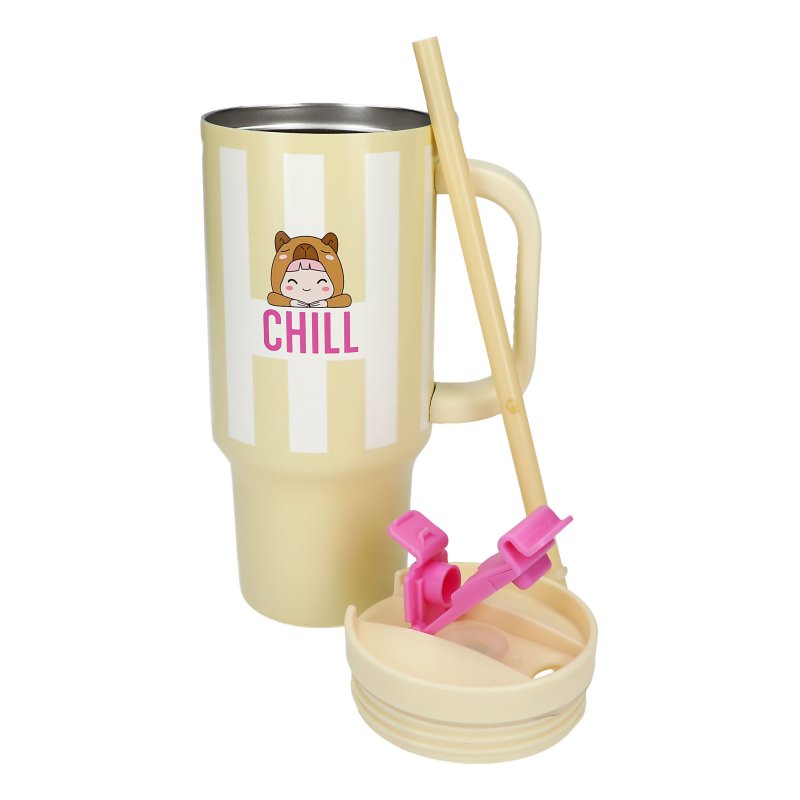 Trends by Depesche PENfection To Go Cup With Straw CHILL