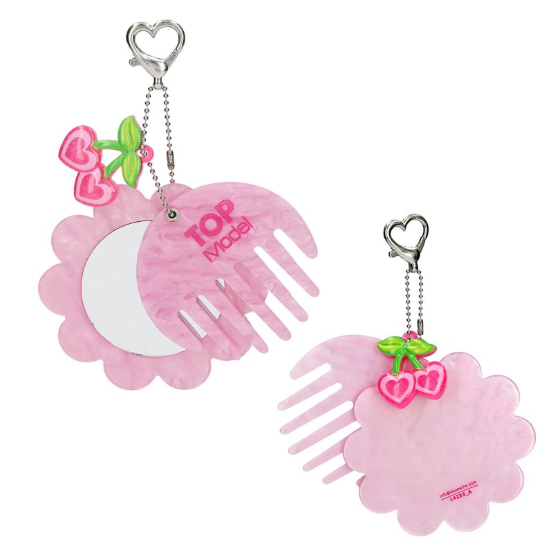 TOPModel Hair Comb With Mirror GLOW TO GO