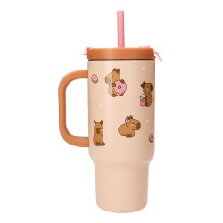 Trends by Depesche PENfection To Go Cup With Straw CAPYBARA