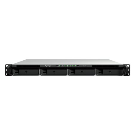 Synology RackStation RS826RP NAS/storage server Rack (1U) AMD Ryzen V1500B 4 GB DDR4 0 TB DiskStation Manager Black,