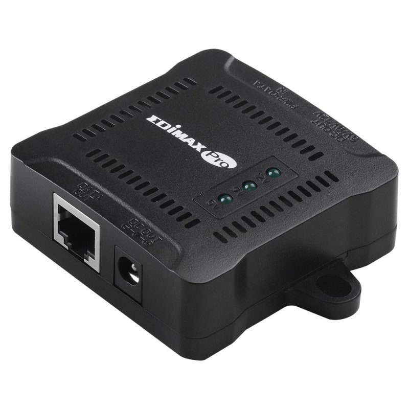 Edimax GP-101ST network splitter Power over Ethernet (PoE) Black