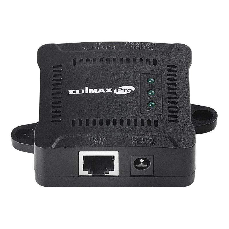 Edimax GP-101ST network splitter Power over Ethernet (PoE) Black