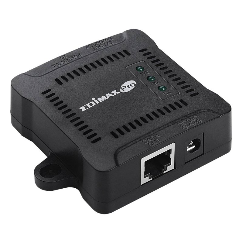 Edimax GP-101ST network splitter Power over Ethernet (PoE) Black