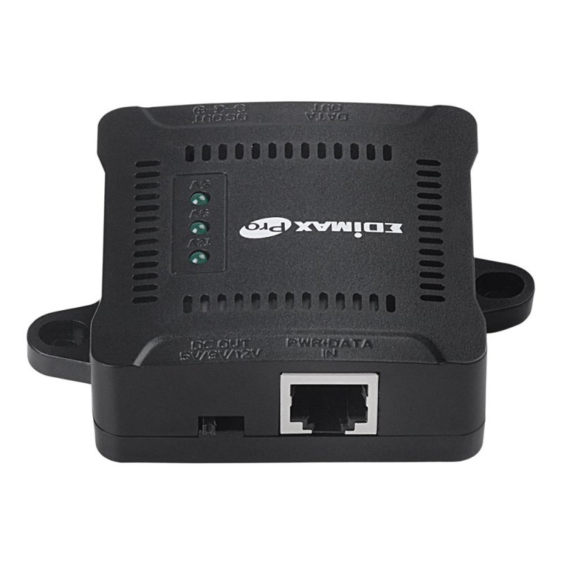 Edimax GP-101ST network splitter Power over Ethernet (PoE) Black