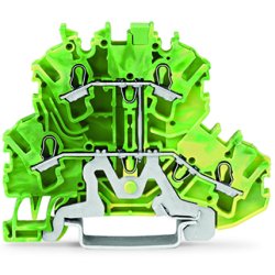 Wago 2002-2207 terminal block Green